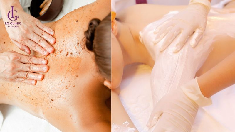 tắm trắng trước hay tẩy tế bào chết trước