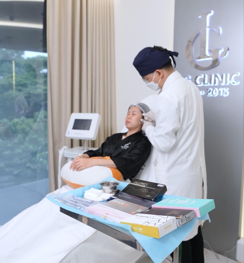 tiêm xoá nhăn tại lg clinic