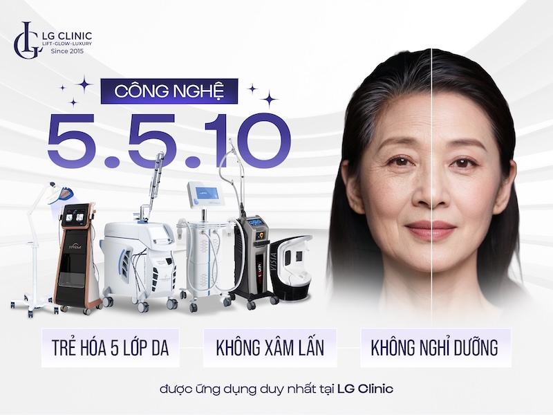 Công nghệ trẻ hóa da mới nhất 5.5.10