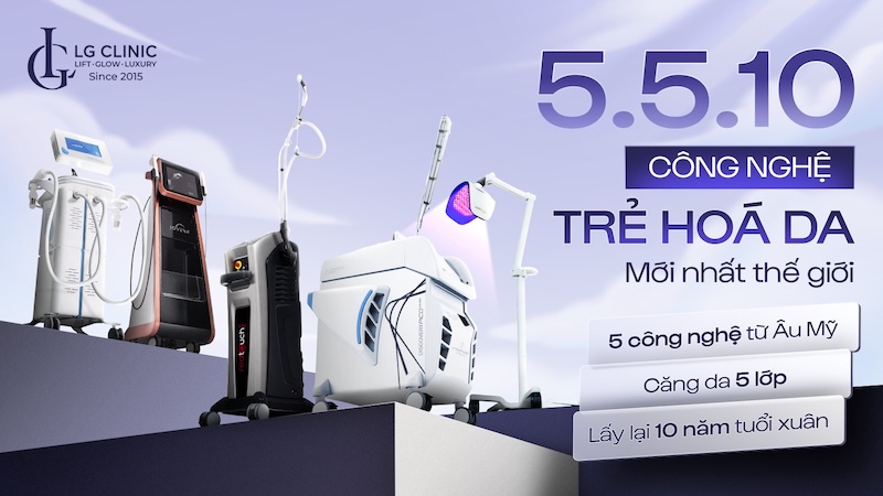 Công nghệ trẻ hóa da mới nhất 5.5.10