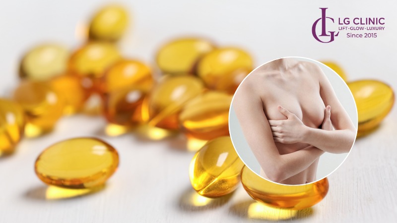 làm hồng nhũ hoa bằng vitamin E
