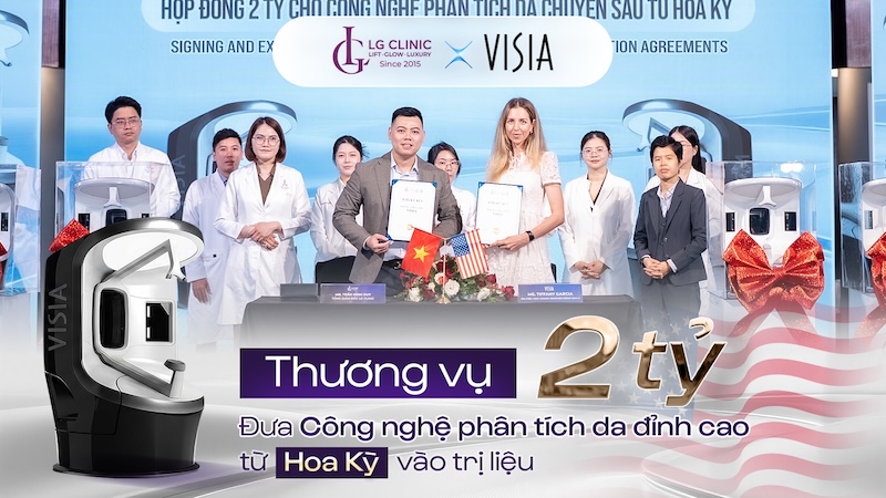 lg clinic ký kết với visia