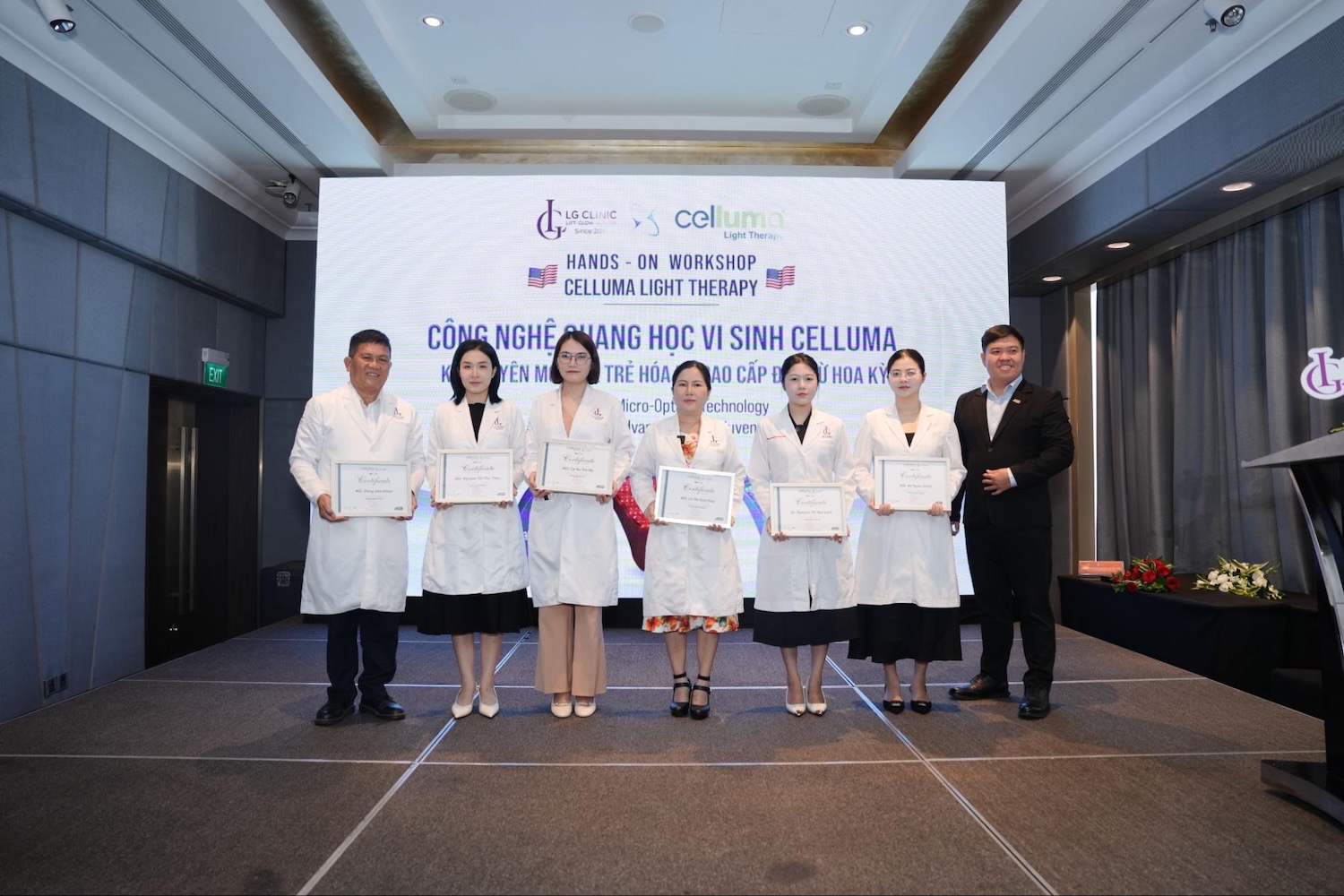 lg clinic chuyển giao celluma