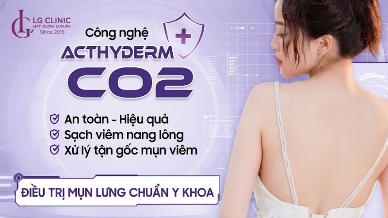 Mụn bọc ở lưng