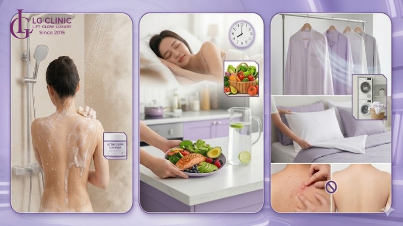 Mụn bọc ở lưng