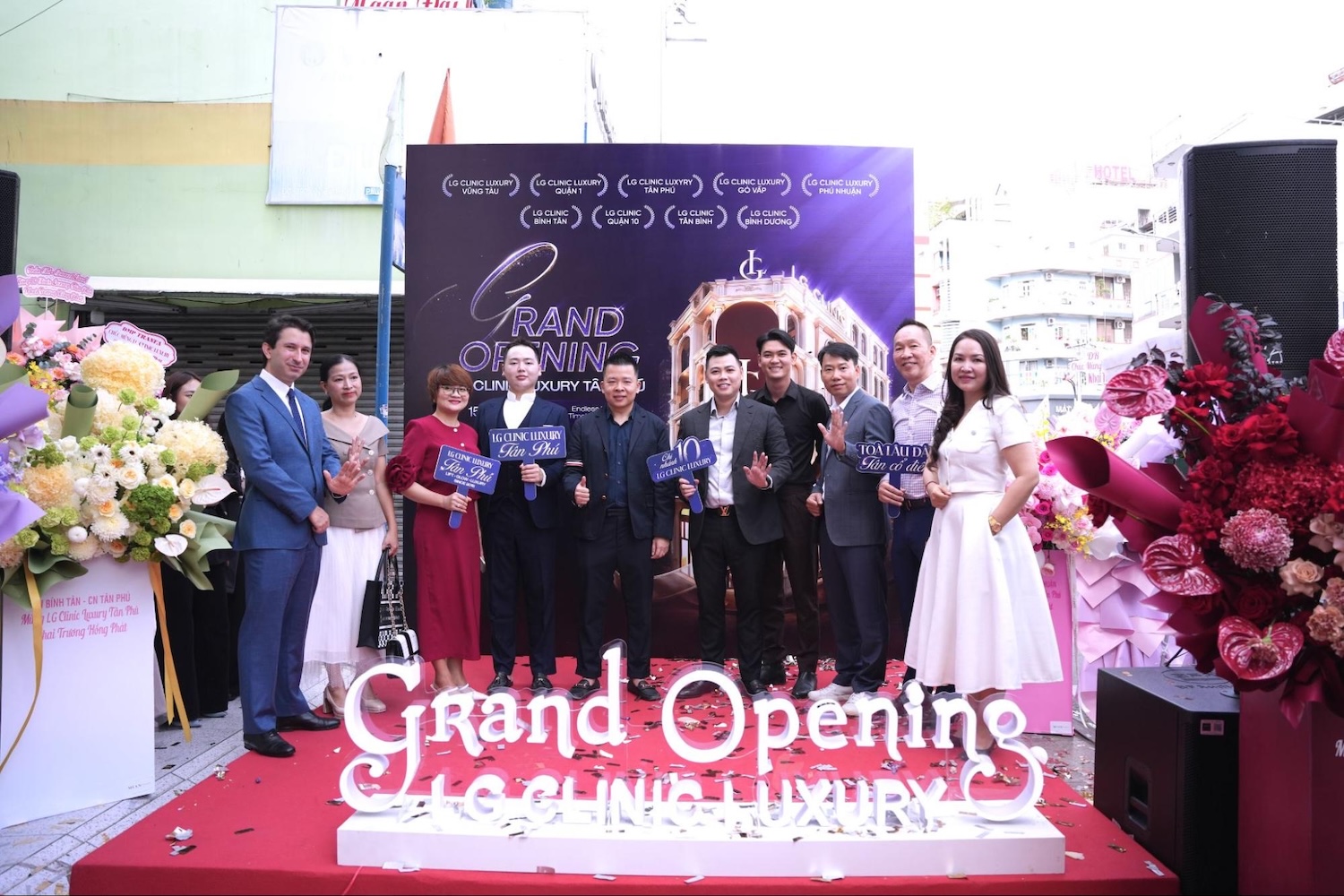khai trương LG Clinic Luxury Tân Phú