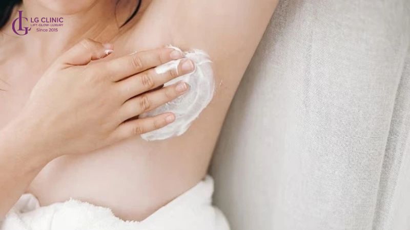 Hình ảnh viêm nang lông ở nách