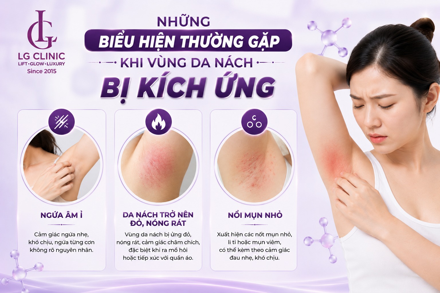 nách bị ngứa rát