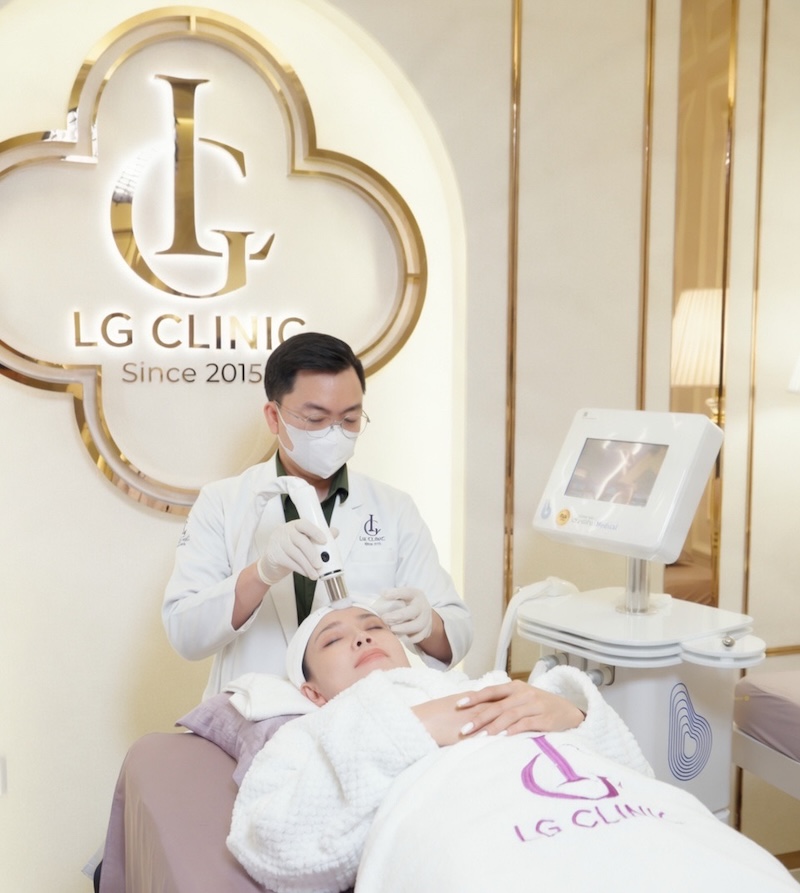 xoá nếp nhăn trán không xâm lấn