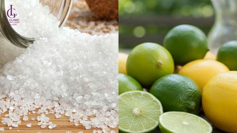 cách trị mụn lưng bằng muối