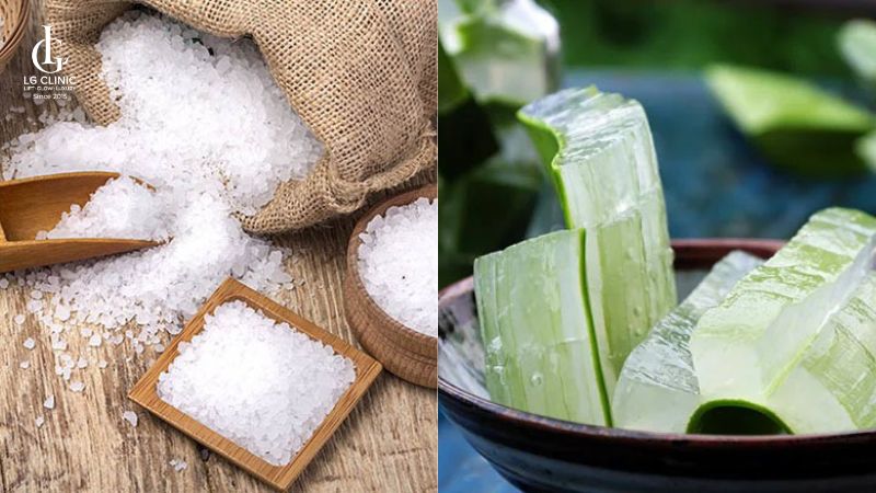 cách trị mụn lưng bằng muối