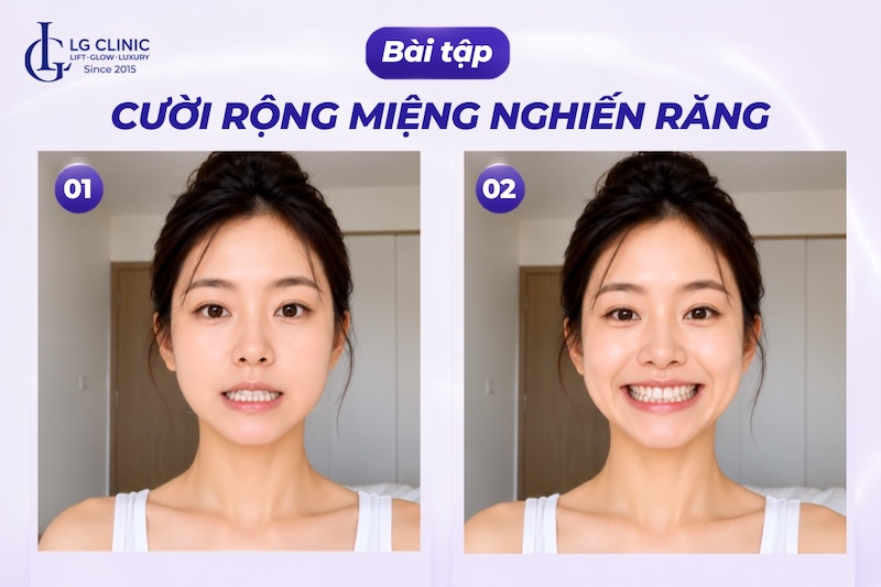 bài tập giúp giảm mỡ má