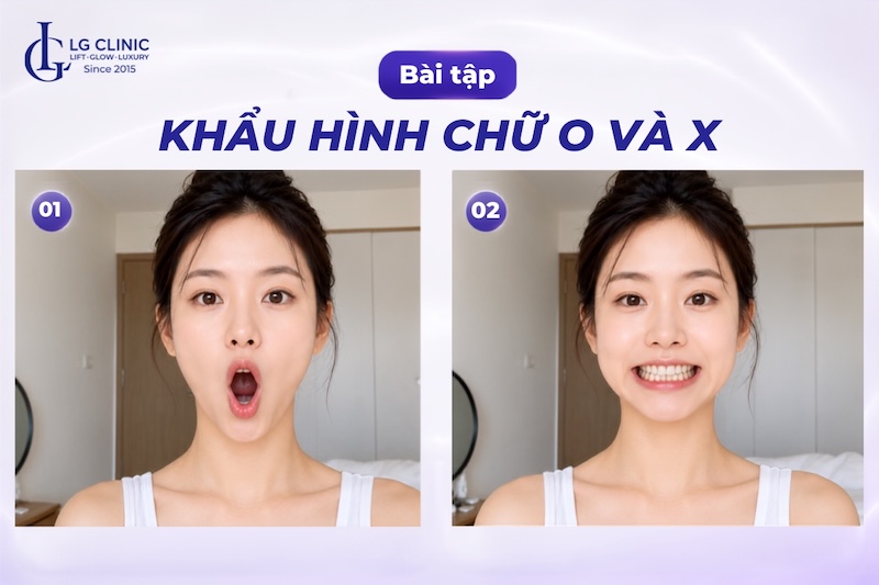 bài tập giúp giảm mỡ má