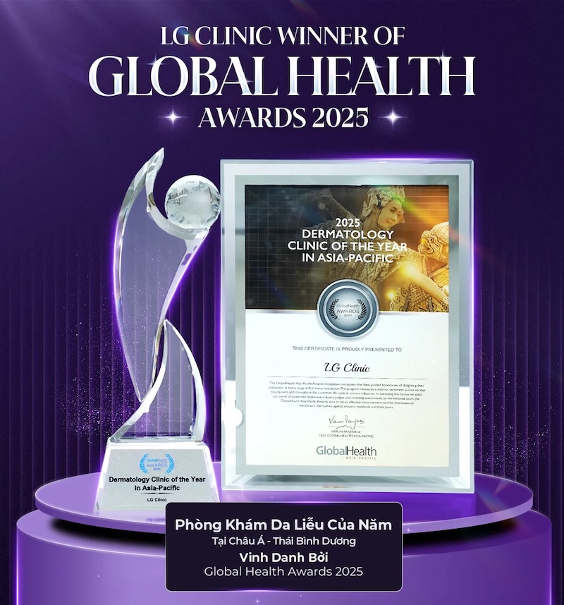 giải thưởng của lg clinic
