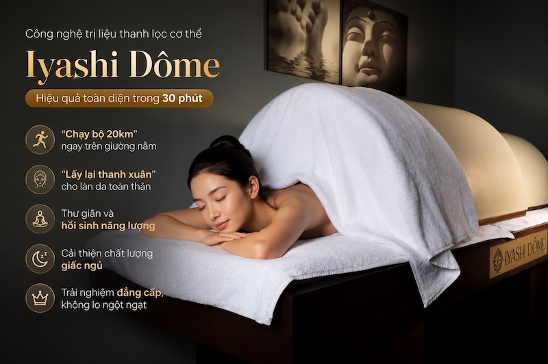 công dụng của iyashi dôme
