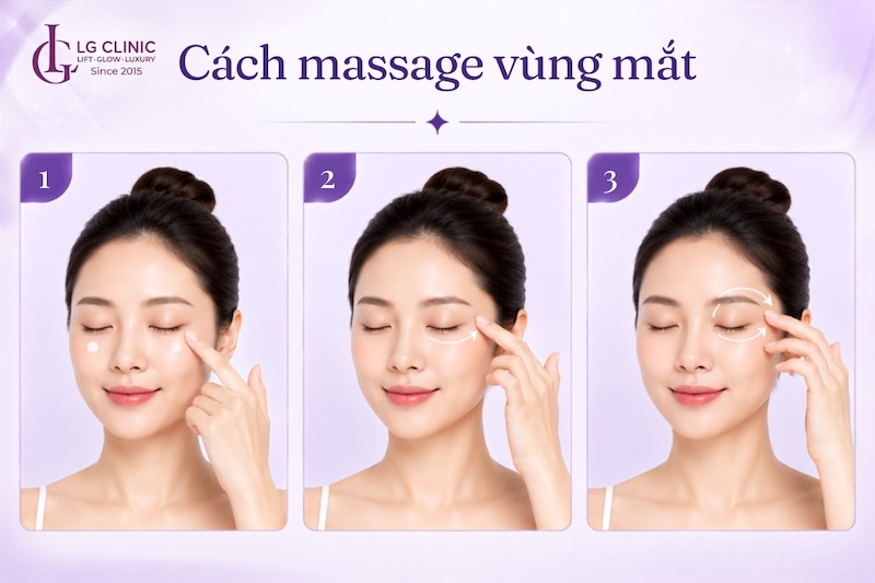 cách massage mắt
