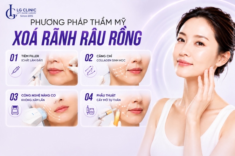 cách xoá bỏ râu rồng