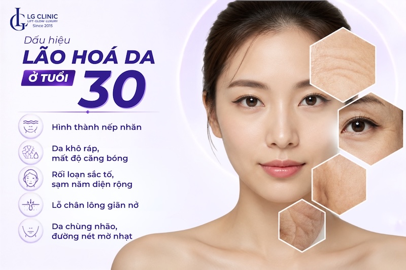 trẻ hoá làn da tuổi 30