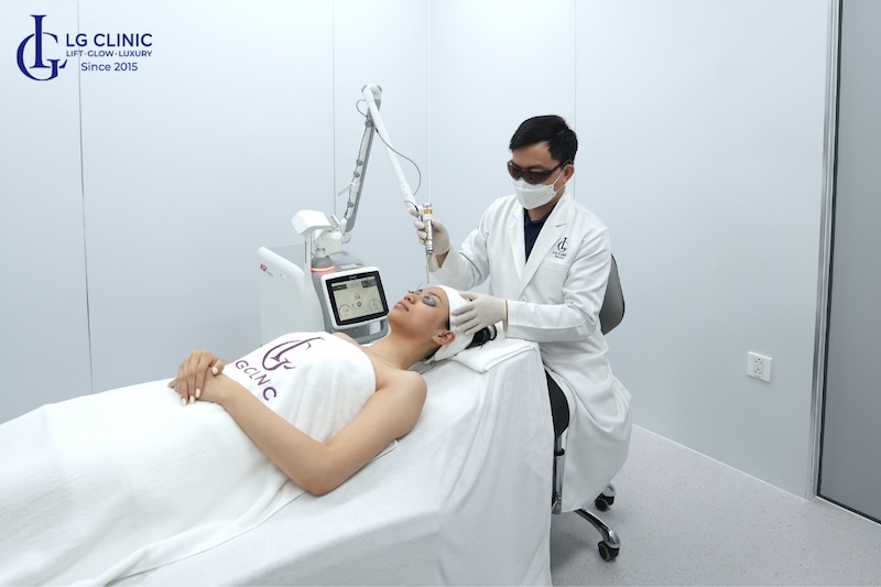 trẻ hoá làn da tuổi 40 bằng laser