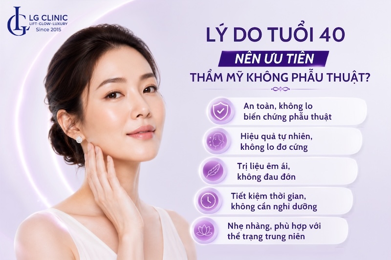 trẻ hoá làn da tuổi 40