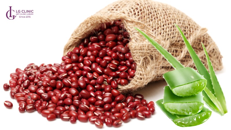 cách trị mụn lưng bằng bột đậu đỏ
