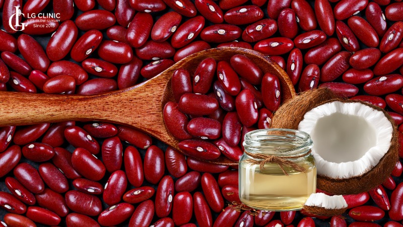 cách trị mụn lưng bằng bột đậu đỏ