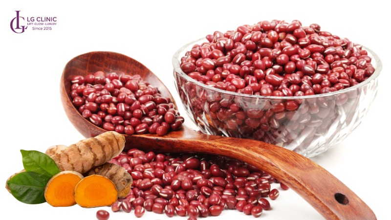 cách trị mụn lưng bằng bột đậu đỏ