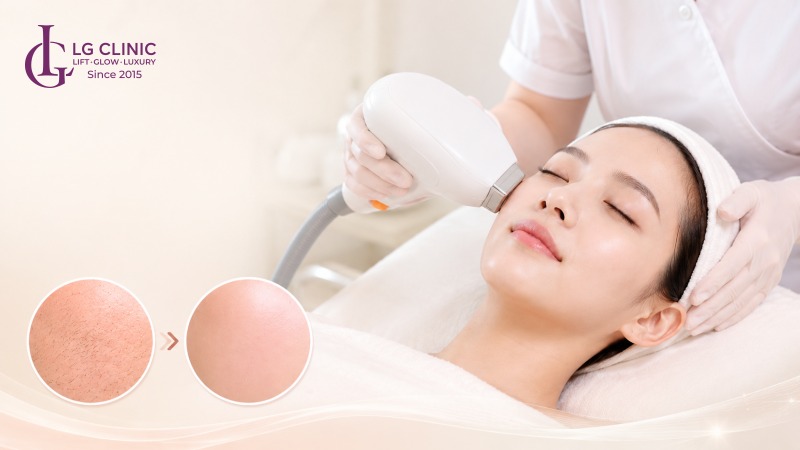 Triệt lông mặt có thu nhỏ lỗ chân lông không