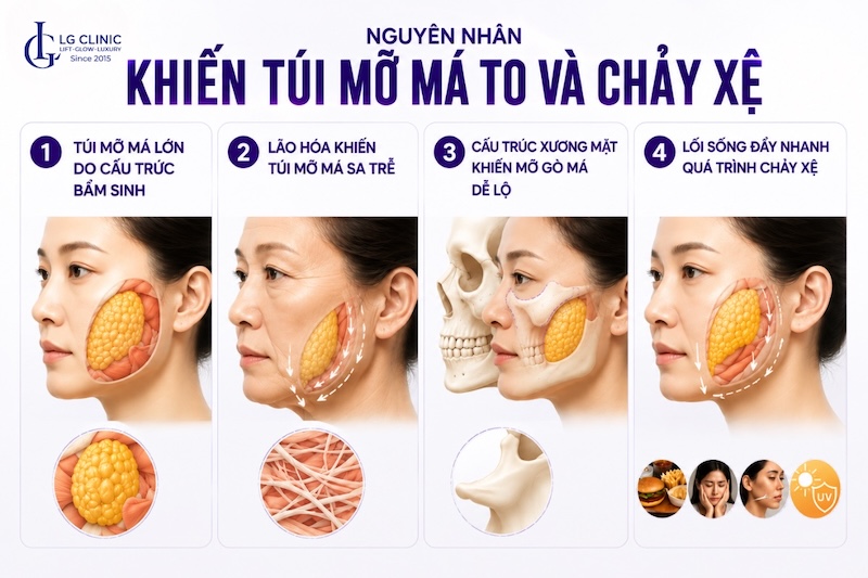 túi mỡ má