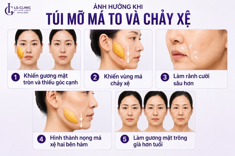 túi mỡ má