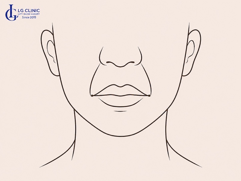 râu rồng trên mặt nữ