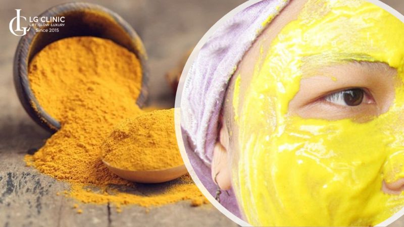 cách đắp mặt nạ tinh bột nghệ trị nám