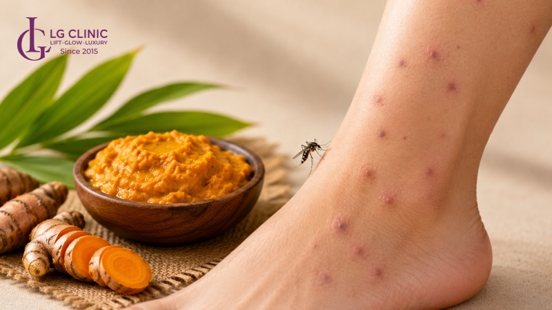 cách trị vết thâm muỗi đốt lâu năm