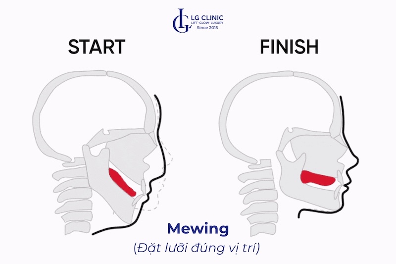 bài tập cho cằm ngắn