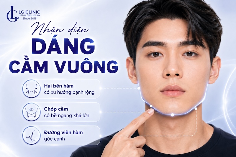 cằm vuông nam