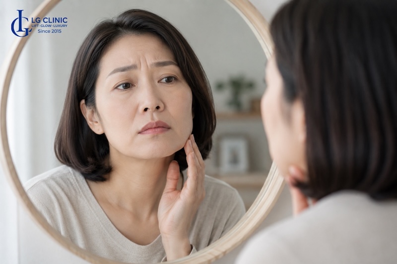 phụ nữ cằm vuông có tốt không