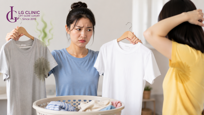 Giặt chung quần áo có bị lây hôi nách không