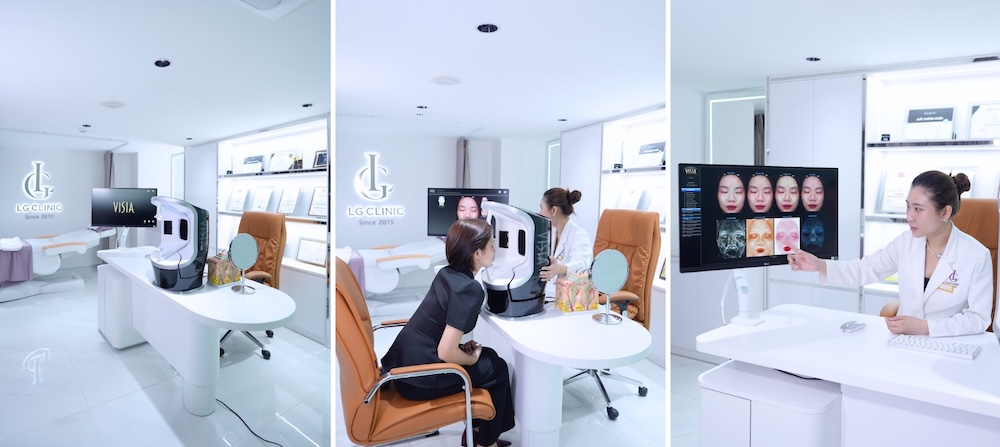 thăm khám da visia tại lg clinic
