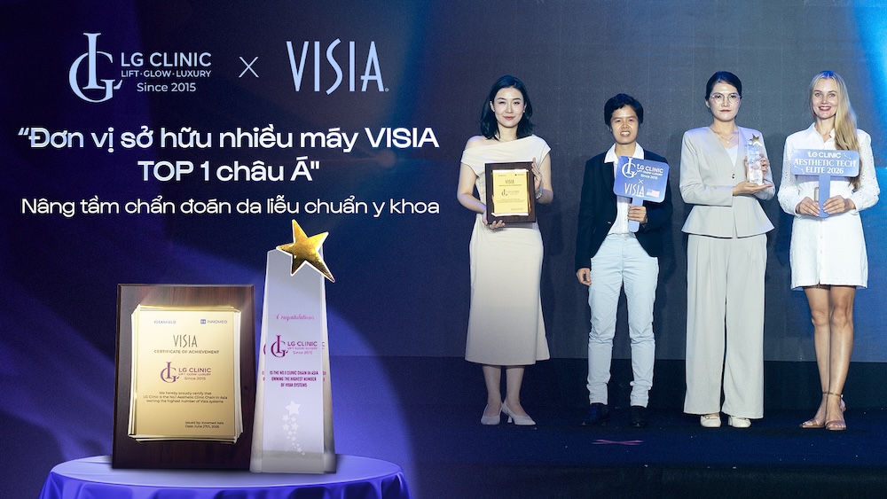 LG Clinic được vinh danh “Đơn vị sở hữu nhiều máy VISIA top 1 châu Á”