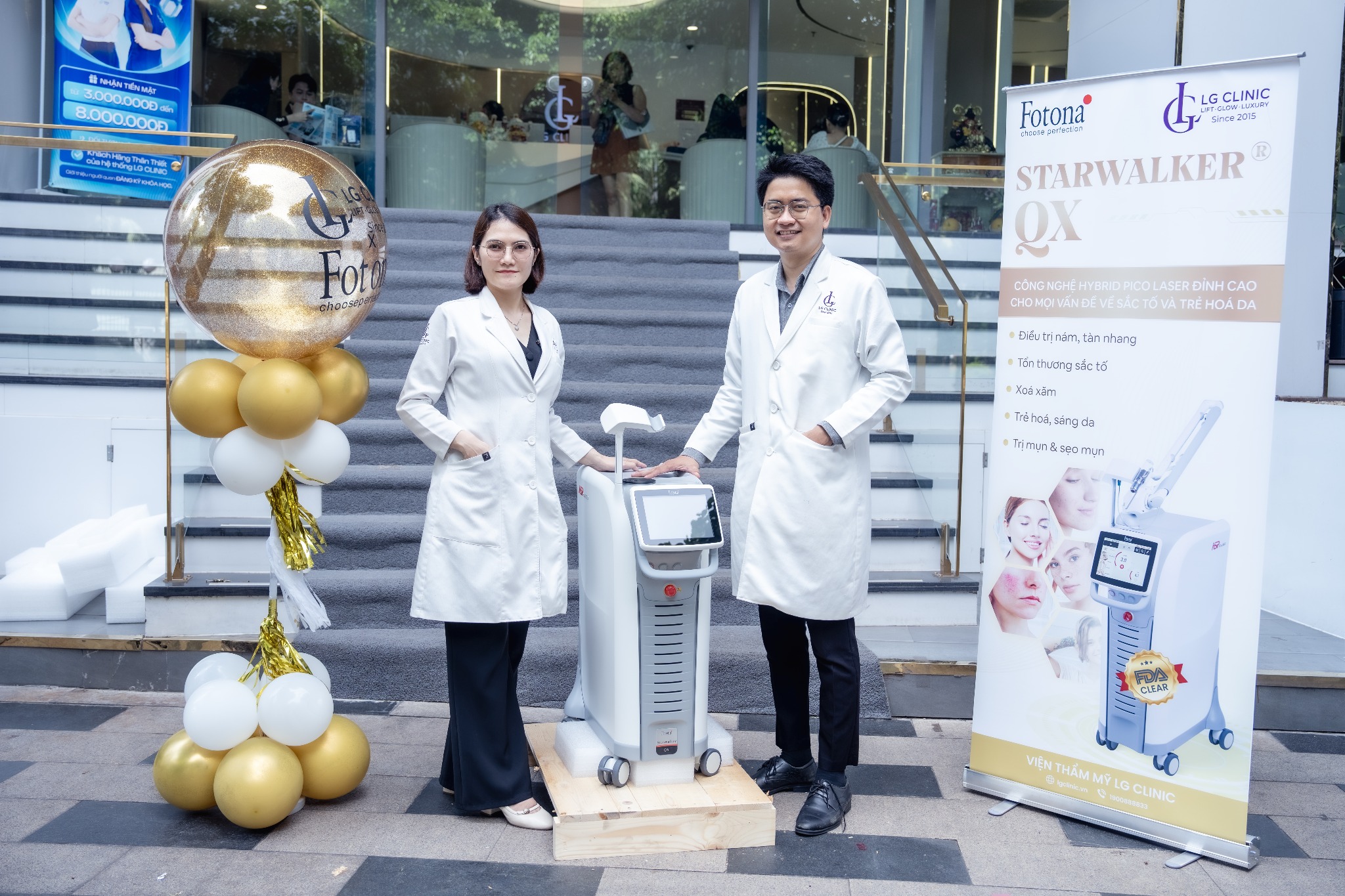 LG Clinic tiếp tục đầu tư Fotona StarWalker® QX, gia tăng quy mô hệ sinh thái công nghệ cao trong điều trị da