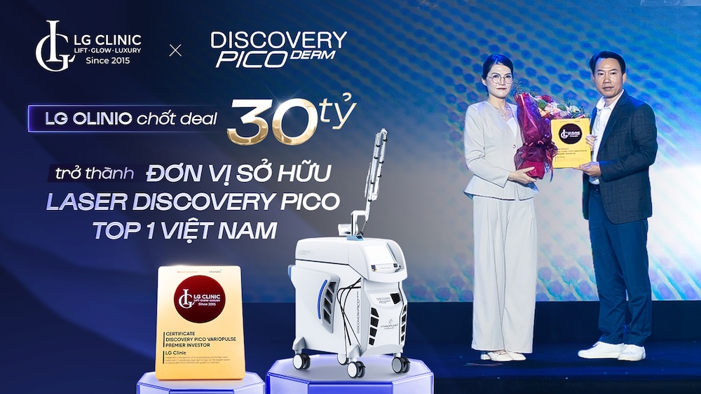 LG Clinic là đơn vị sở hữu Laser Discovery Pico Derm VarioPulse top 1 Việt Nam