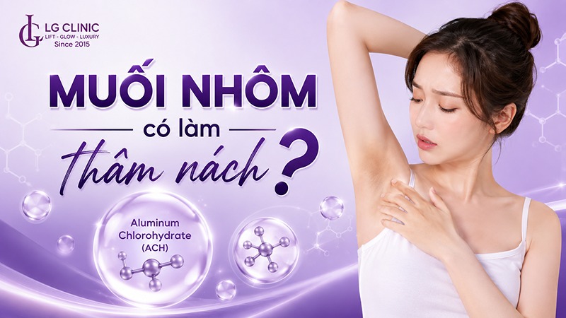 Muối nhôm có làm thâm nách không