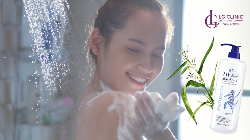 Sữa tắm Hatomugi có trắng da không