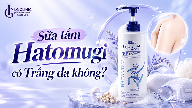 Sữa tắm Hatomugi có trắng da không