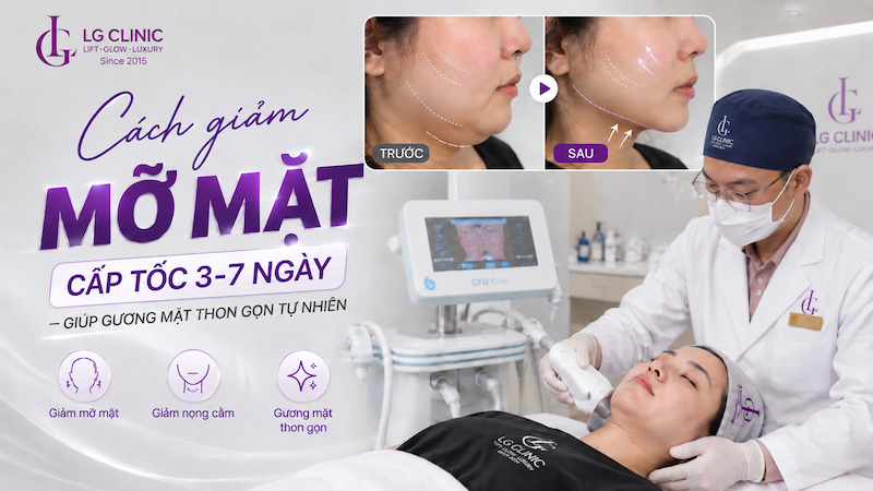 Cách giảm mỡ mặt cấp tốc