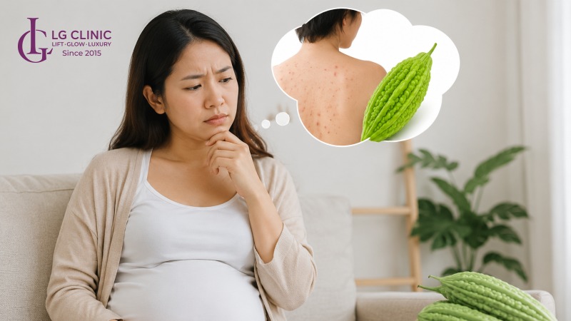 cách trị mụn lưng bằng khổ qua