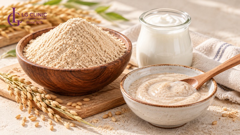 Cám gạo có trị thâm không