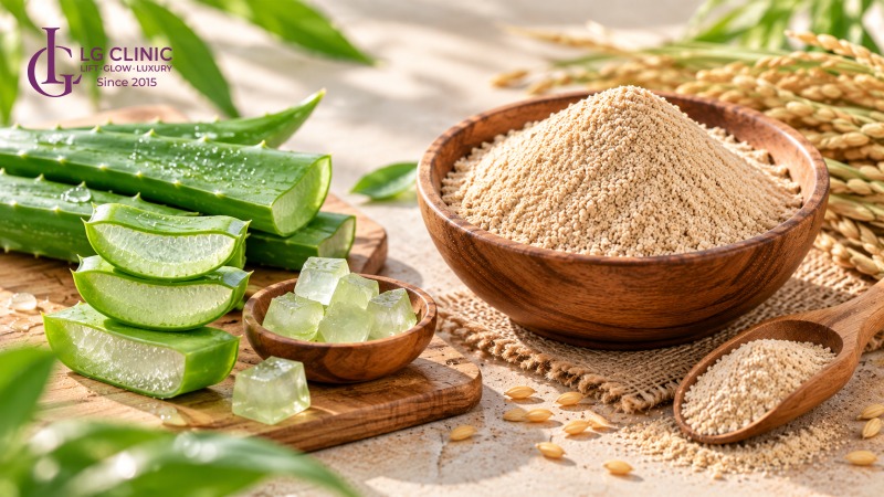 Cám gạo có trị thâm không