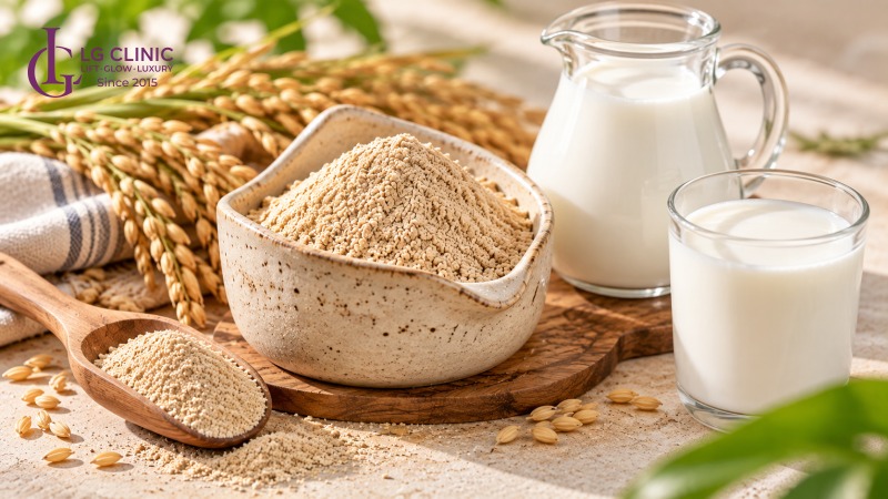 Cám gạo có trị thâm không