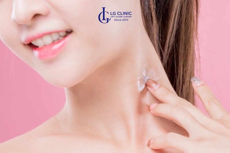 cải thiện da cổ bị lão hoá